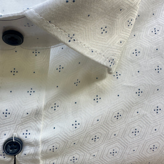 Webb & Scott Signature White Shirt with Textured Detailing