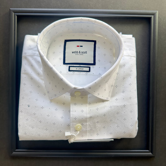 Webb & Scott Luxury White Formal Shirt – Signature Collection