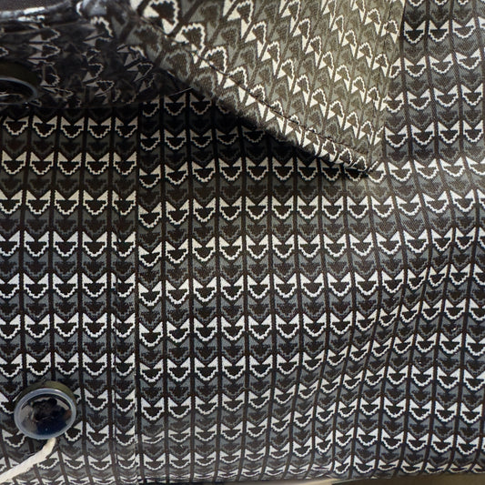 Webb & Scott Signature Geometric Shirt – Monochrome Edition