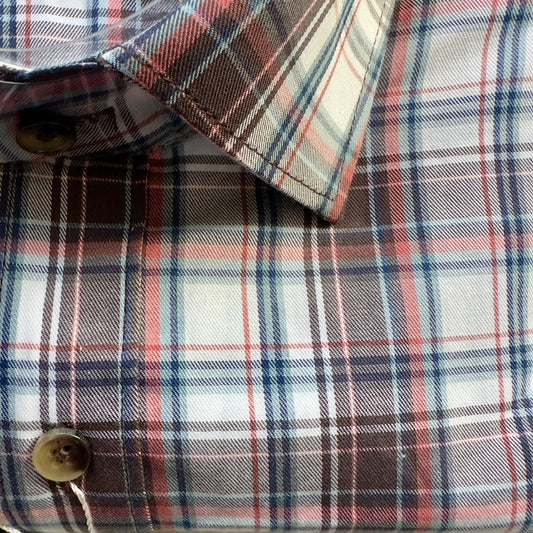 Webb & Scott Signature Plaid Shirt – Burgundy Edition