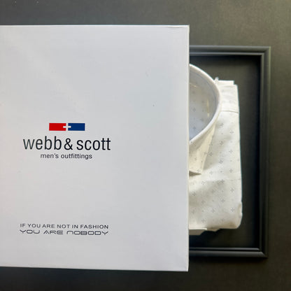 Webb & Scott Luxury White Formal Shirt – Signature Collection